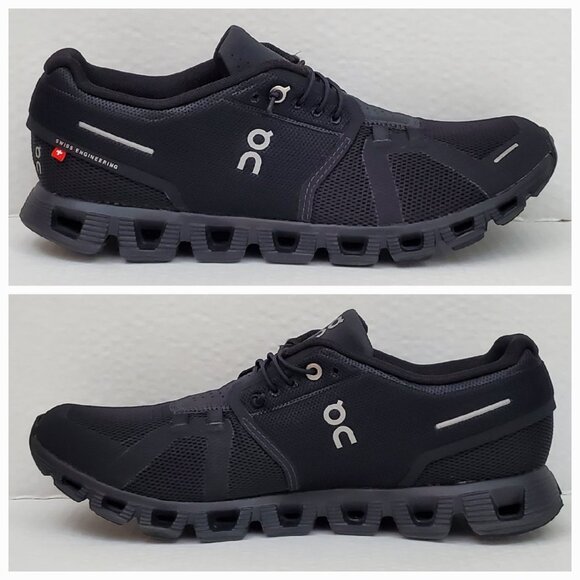 ON CLOUD 5 Cloudtec Womens Size 10 Black Running Trail Speed Lace Shoes 59.98905 - Picture 5 of 11